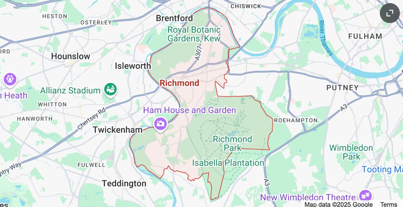 RIchmond Upon Thames map